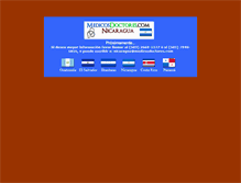 Tablet Screenshot of nicaragua.medicosdoctores.com