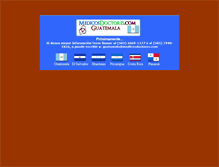 Tablet Screenshot of guatemala.medicosdoctores.com